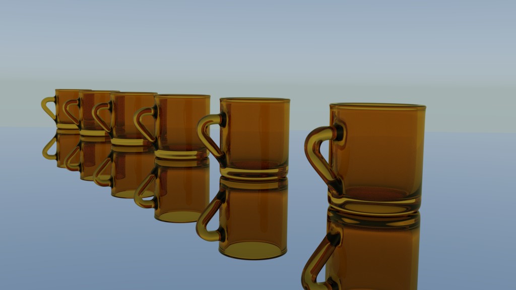Simple glass cup preview image 1